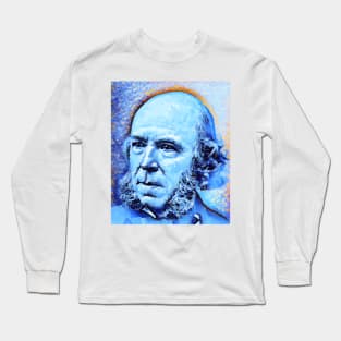 Herbert Spencer Portrait | Herbert Spencer Artwork | Herbert Spencer Painting 14 Long Sleeve T-Shirt